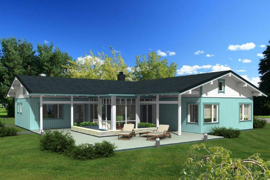 輕鋼別墅-舒適大平層